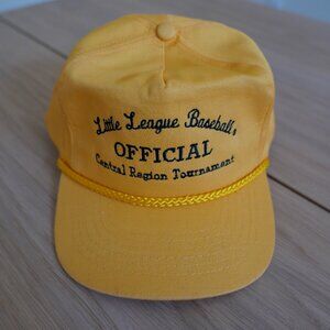 Vintage Snapback Cap // 90s Little League Central Region Tournament Official Hat